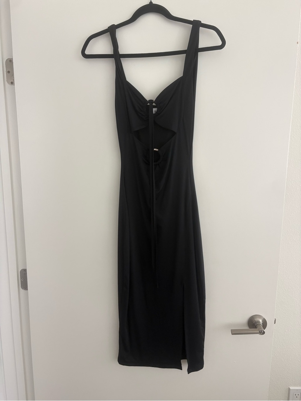 Princess Polly Black Cutout Midi Dress